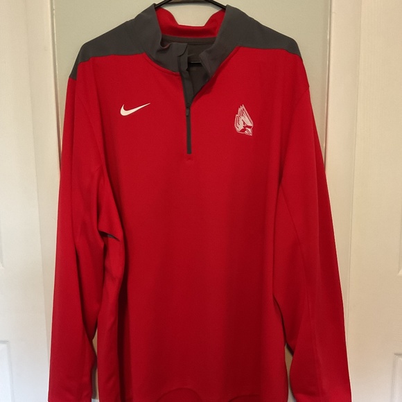 Nike Ball State Cardinals quarter zip up XXL, - Picture 1 of 3